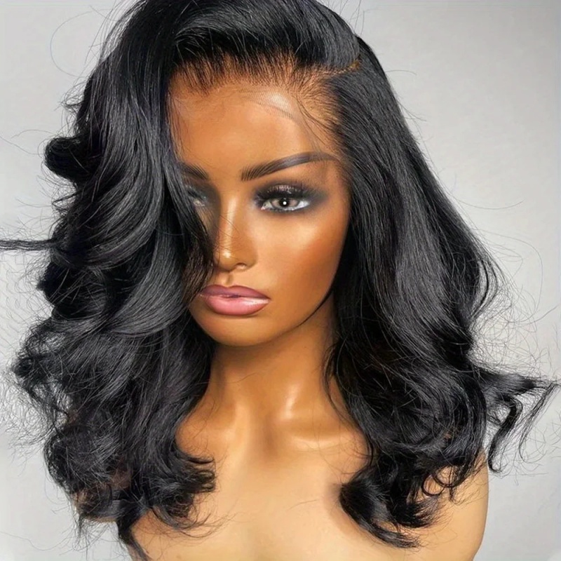 Glueless Wear And Go Human Hair Wig - 200% 바디 웨이브 HD 레이스 프론탈