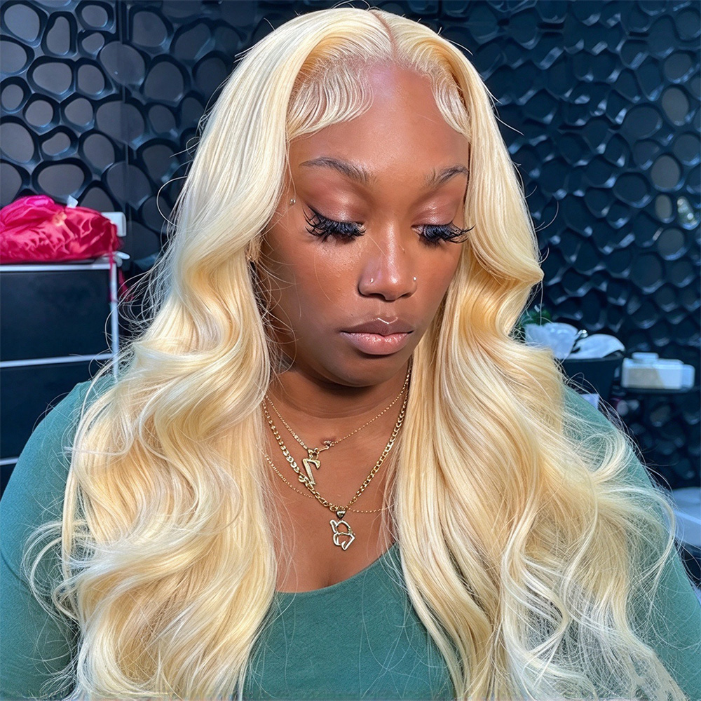 13x4 길이의 밝은 금발(613) 바디 웨이브 스타일 - 613 Blonde Body Wave Lace Front Wig 리뷰 및 가격