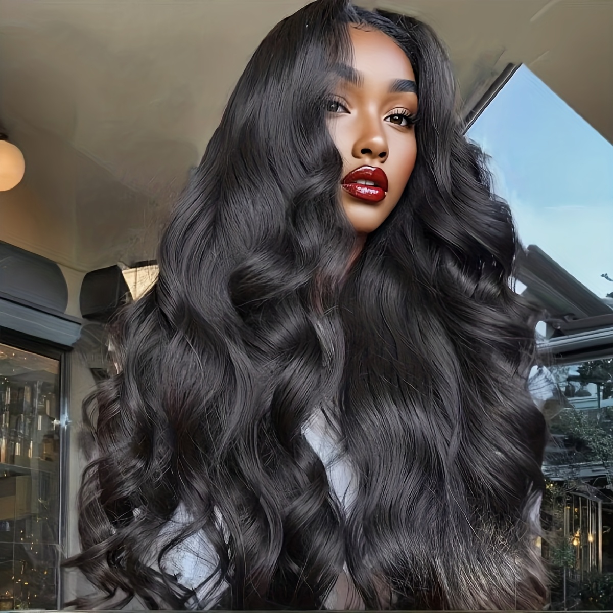 200% 밀도 바디 웨이브 레이스 프론트 가발 인모 1 - Hd Lace Frontal Wig Human Hair Pre Plucked 리뷰 및 가격