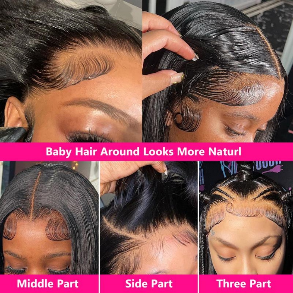 200% 밀도 바디 웨이브 레이스 프론트 가발 인모 1 - Hd Lace Frontal Wig Human Hair Pre Plucked 리뷰 및 가격