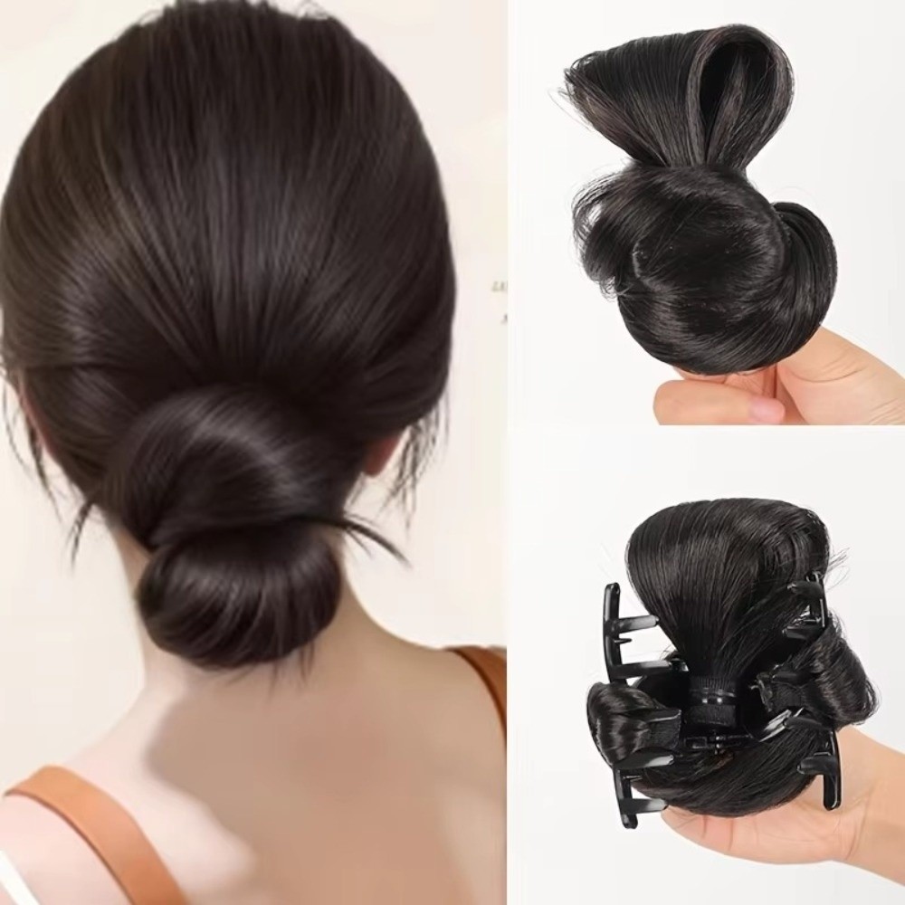 천연 합성 헤어 번 가발 푹신한 질감 자연스러운 룩 포 - Claw Clip Messy Bun Hair Piece 리뷰 및 가격