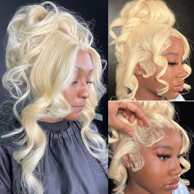 13x4 13x6 360 HD 투명 613 레이스 프론 - 613 Blonde Body Wave Lace Front Wig 리뷰 및 가격