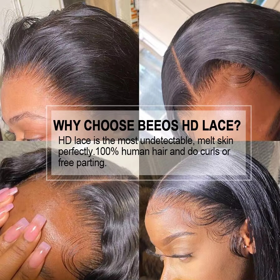 34인치 13x4 HD 투명 레이스 프론탈 인모 가발  - Hd Lace Frontal Wig Human Hair Pre Plucked 리뷰 및 가격