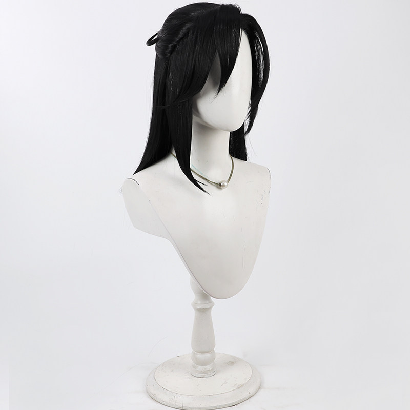 사사누키 코스프레 가발 토우켄 란부 블랙 그린 짧은 합 - Synthetic Wigs 리뷰 및 가격