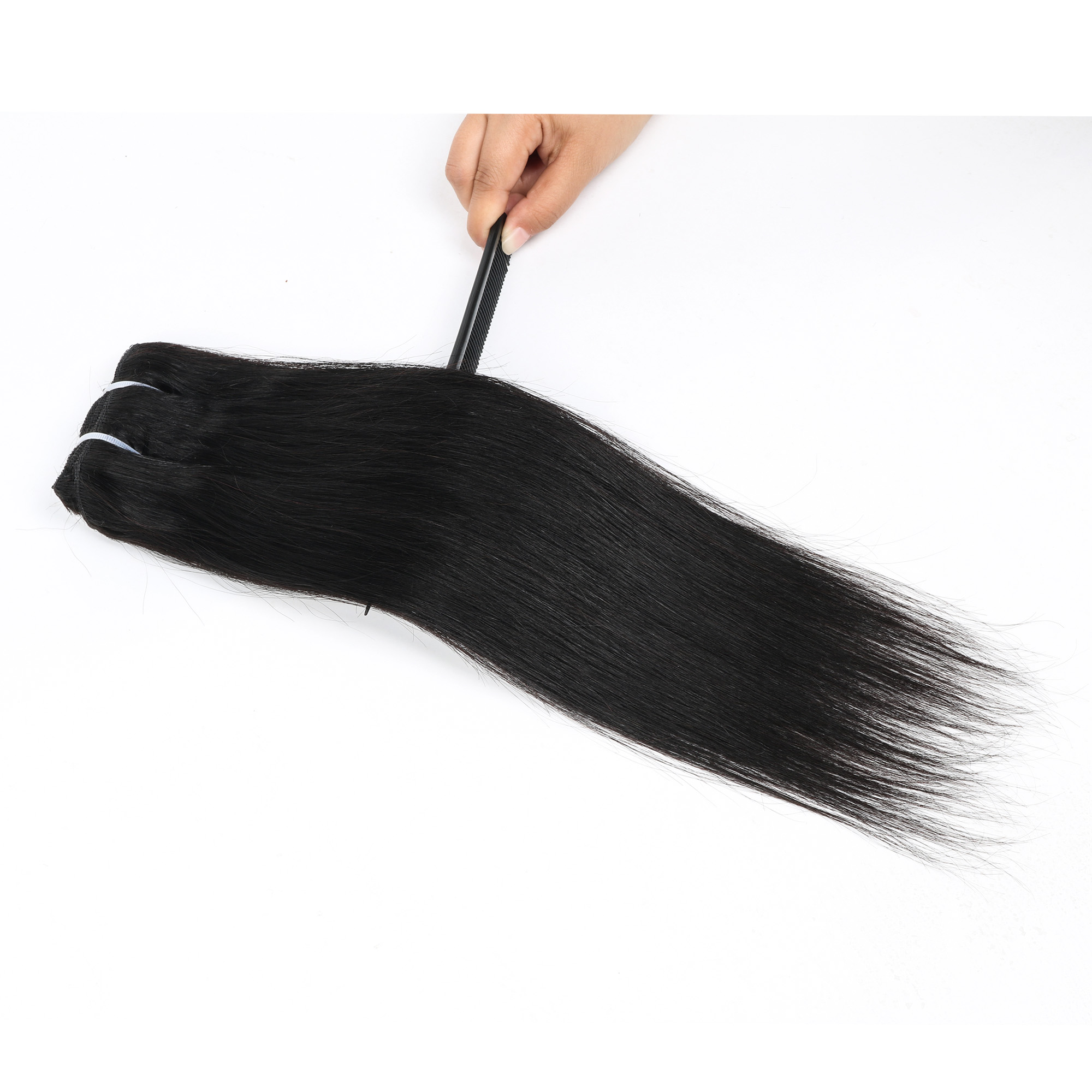눈에 잘 띄지 않는 두꺼운 스트레이트형 클립형 헤어 익 - Seamless Clip In Hair Extensions Human Hair 리뷰 및 가격
