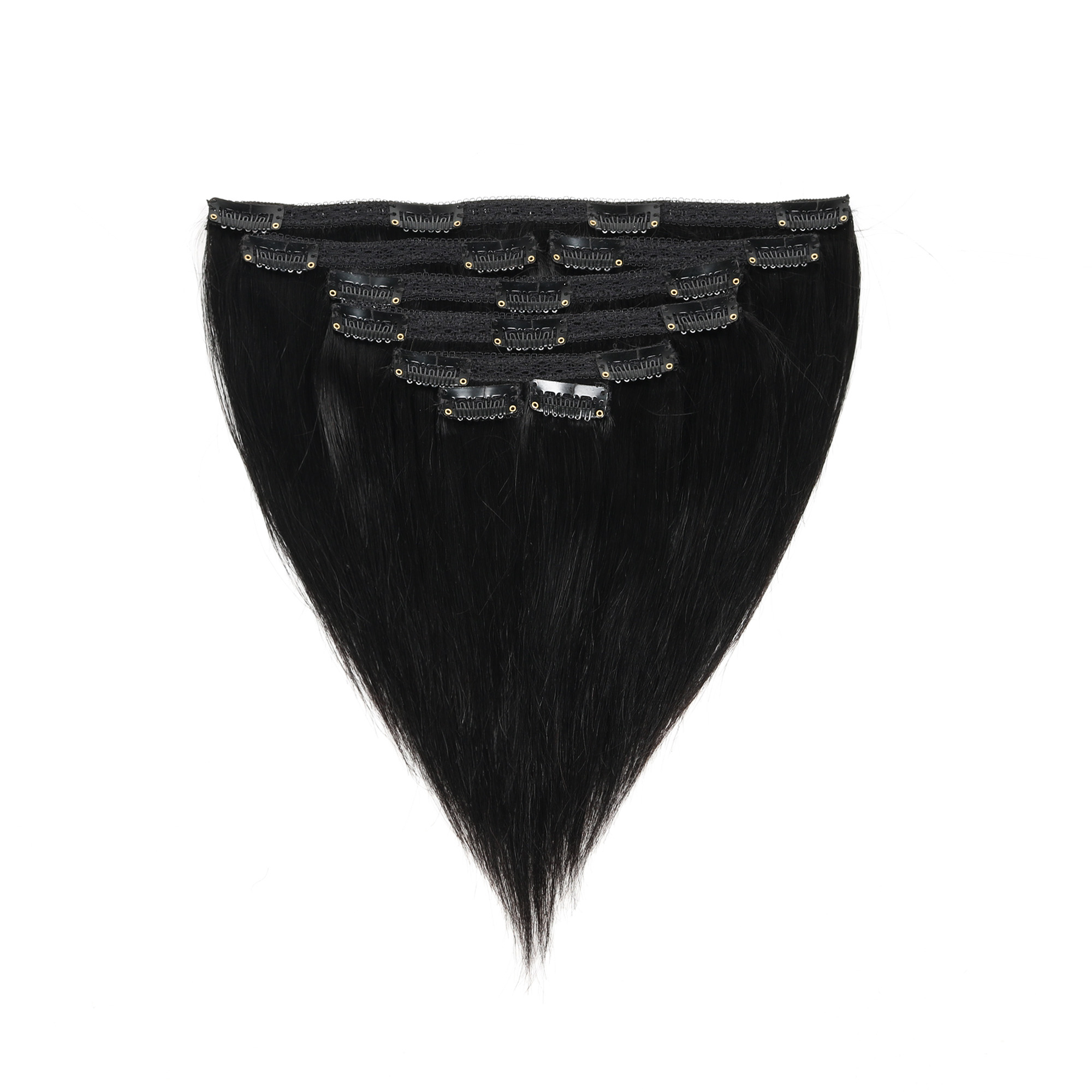 눈에 잘 띄지 않는 두꺼운 스트레이트형 클립형 헤어 익 - Seamless Clip In Hair Extensions Human Hair 리뷰 및 가격
