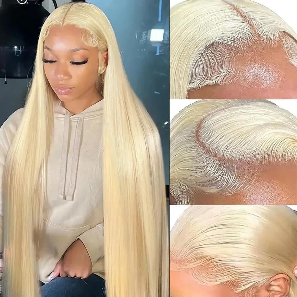 인모 613 220% 밀도 허니 블론드 스트레이트 가발 - Hd Lace Frontal Wig Human Hair Pre Plucked 리뷰 및 가격